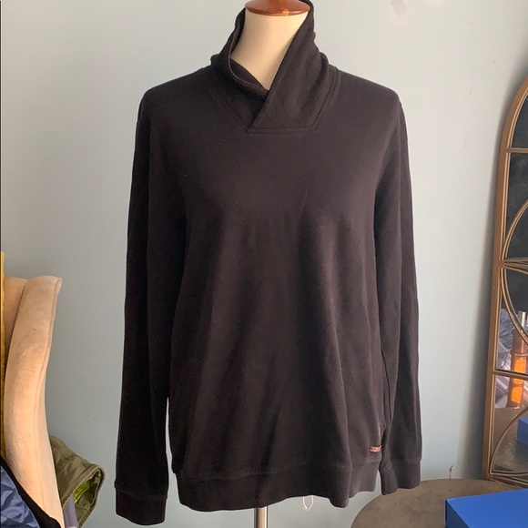 Ted Baker mock collar men’s black sweater - Picture 1 of 5